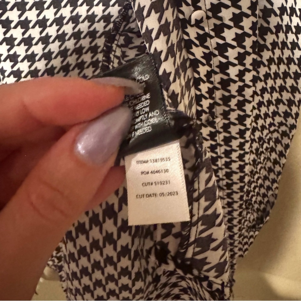 Torrid Madison Georgette Houndstooth Button Up Sh… - image 7